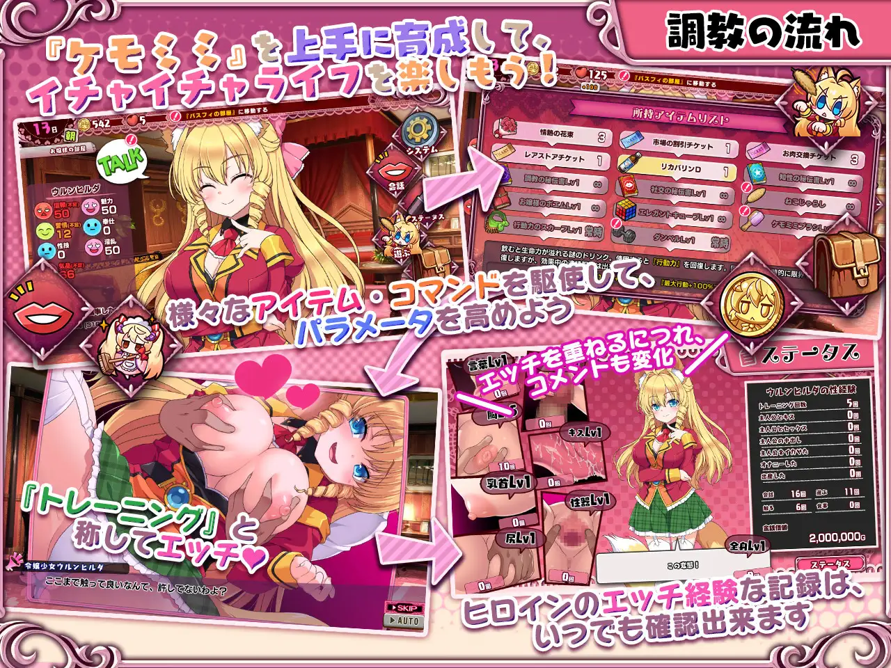 ケモミミ☆トレーニング ～狂暴けもみみ令嬢調教トライアル｜兽耳☆训练 ～狂暴兽耳大小姐的养成～ 图片 2