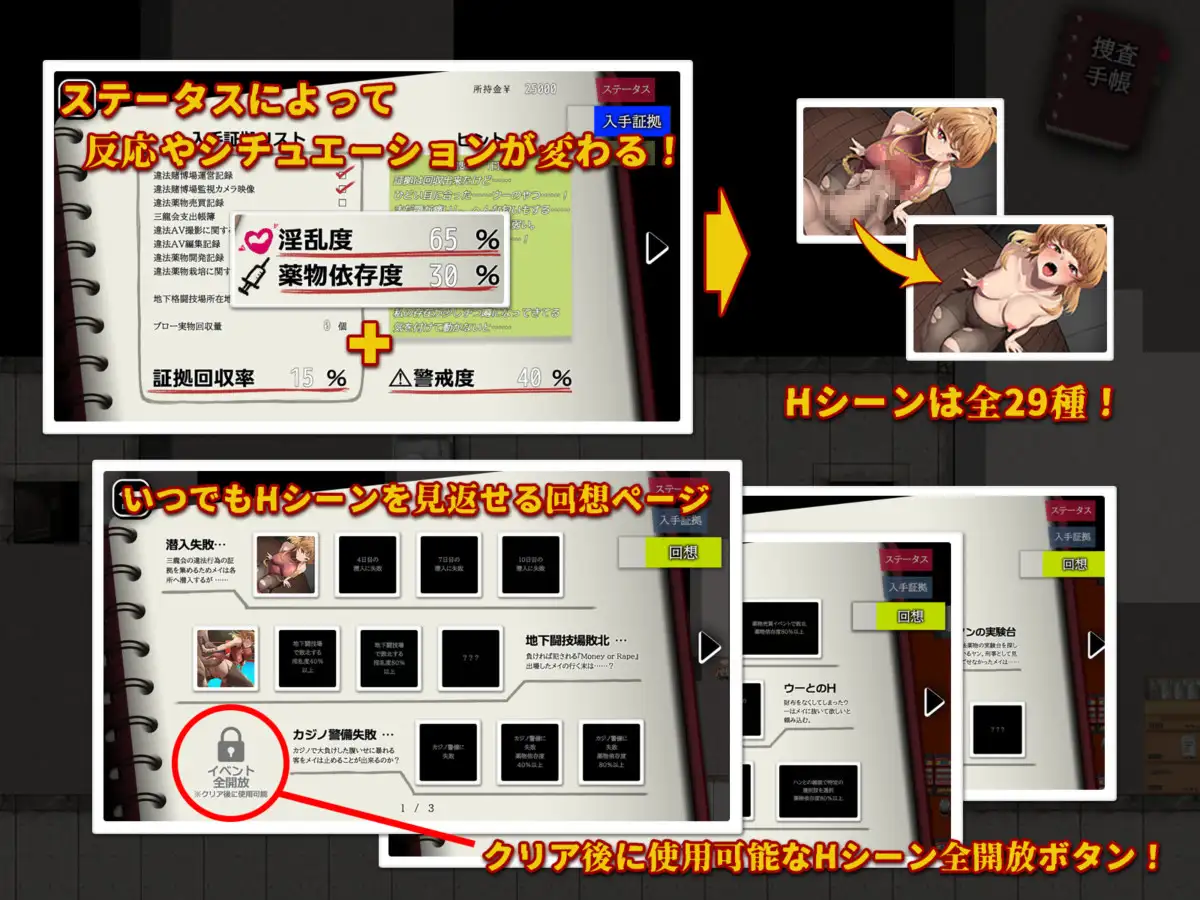 特対4班カガリ メイの潜入捜査 ～違法ドラック摘発せよ～ 图片 5