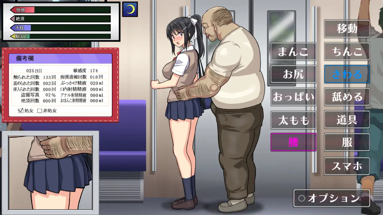 JK痴○電車 種付けおじさん 图片 4