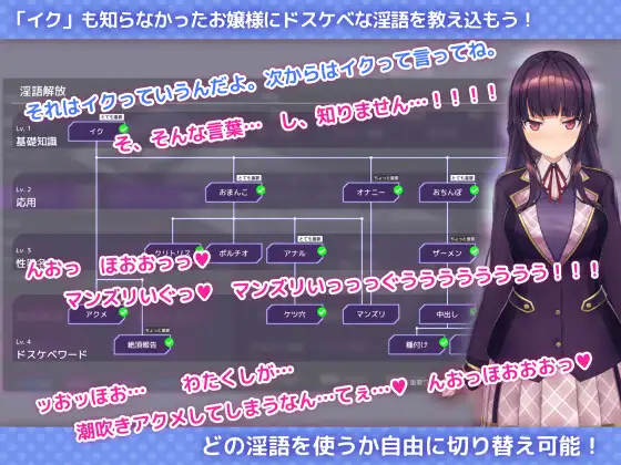 洗脳アプリで清楚なお嬢様をドスケベ調教するシミュレーション 图片 4